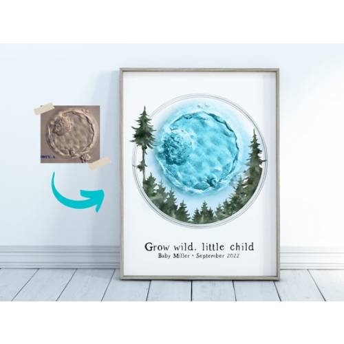 Custom Watercolor Painting Nursery Wall Art