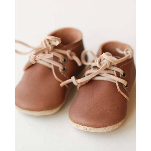 baby oxfords in walnut