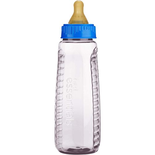 NUK - Gerber First Essentials Clearview Bottle in Assorted Colors with Latex Nipple, 9-Ounce