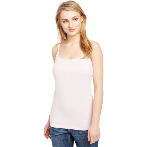 Motherhood Maternity Women's Clip Down Nursing Tank Top Cami with Adjustable Straps for Breastfeeding