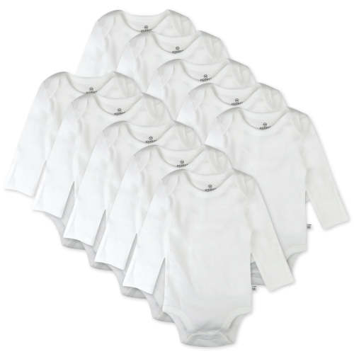 10-Pack Organic Cotton Long Sleeve Bodysuits | Honest Baby Clothing