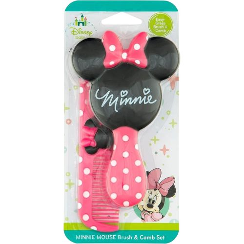 Disney Baby Minnie Hair Brush and Wide Tooth Comb Set