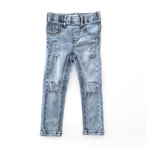 DISTRESSED JEANS - LIGHT WASH – LENOX JAMES