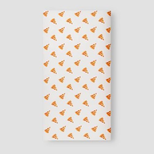 Layette by Monica + Andy Fitted Crib Sheet - Pizza Day: Organic Cotton, Standard Crib/Toddler, 200 Thread Count
