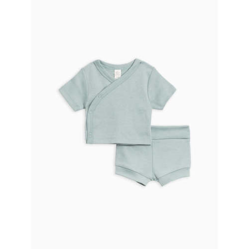 Kimono Wrap Top and Shorts Set