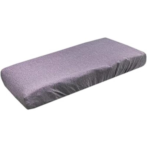 Copper Pearl Premium Knit Changing Pad Cover Soft, Stylish, and Universal Fit for All Standard Diaper Changing Pads, Trendy Design Changing Pad Covers, Violet