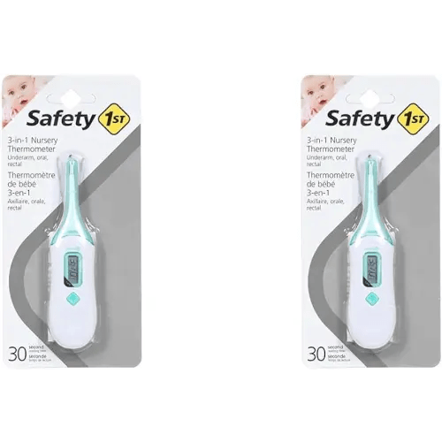 Safety 1st 3-in-1 Nursery Thermometer, Analog (Pack of 2)