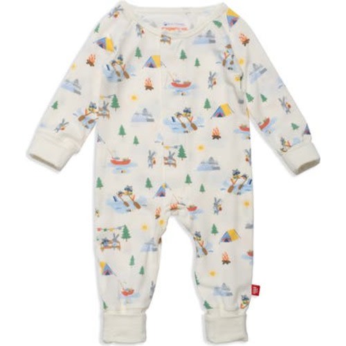 Magnetic Me Lake You a Lot Magnetic Closure Grow with Me Convertible Footie | Nordstromrack