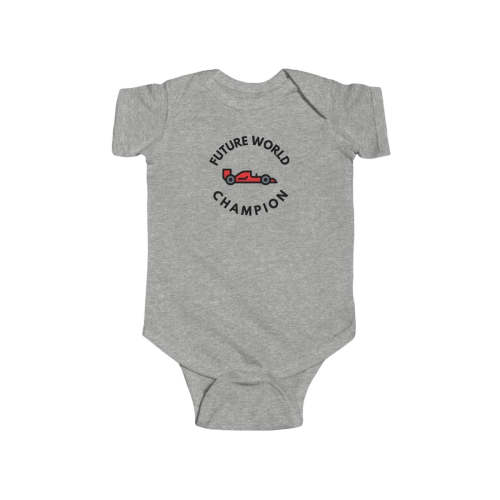 Future World Champion | Infant Bodysuit Onesie | Formula Fanatics | FormulaFanatics