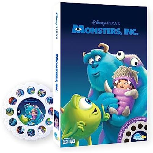 Moonlite Storytime Monsters Inc Storybook Reel, A Magical Way to Read Together, Digital Story for Projector, Fun Sound Effects, Learning Gifts for Kids Ages 1 Year and Up