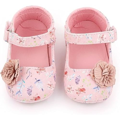 Baby Girl Shoes Newborn Infant Soft Non-Slip Rubber Sole Summer Flat Walking Shoes 0-18 Months