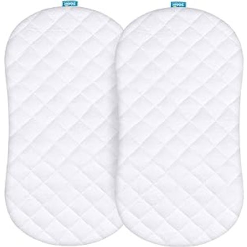 Amazon.com: Waterproof Bassinet Mattress Pad Cover Compatible with Halo Bassinet Swivel, Glide, Premiere & Luxe Series Sleeper(18"×30"), 2 Pack, Ultra Soft Viscose Made from Bamboo Terry Surface : Baby