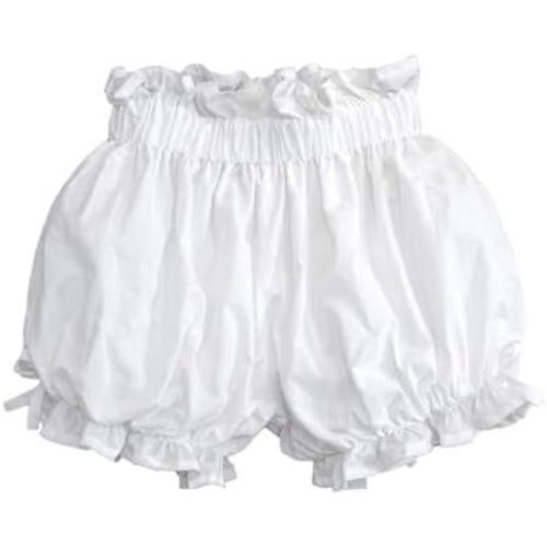 iiniim Toddler Baby Girls Cotton Ruffled Bloomer Victorian Steampunk Bloomers Shorts Pantaloon Pettipants