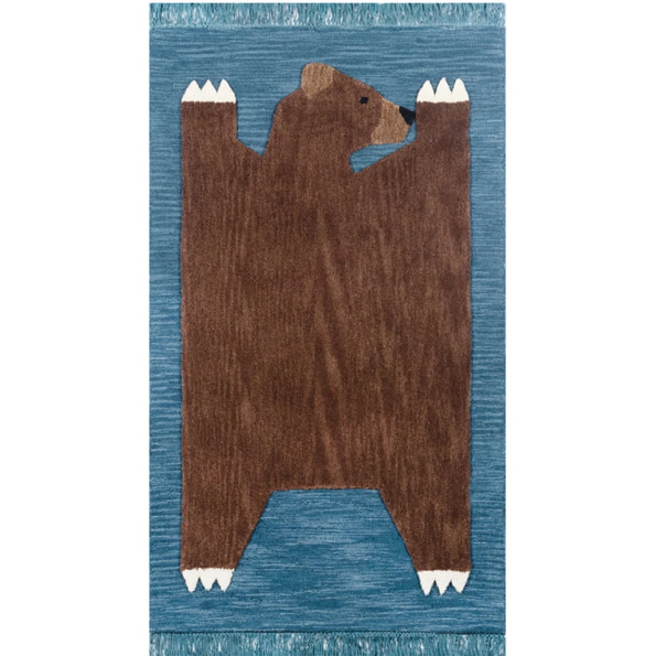 Lark Manor™ Rectangle Animal Print Handmade Wool Rug & Reviews | Wayfair
