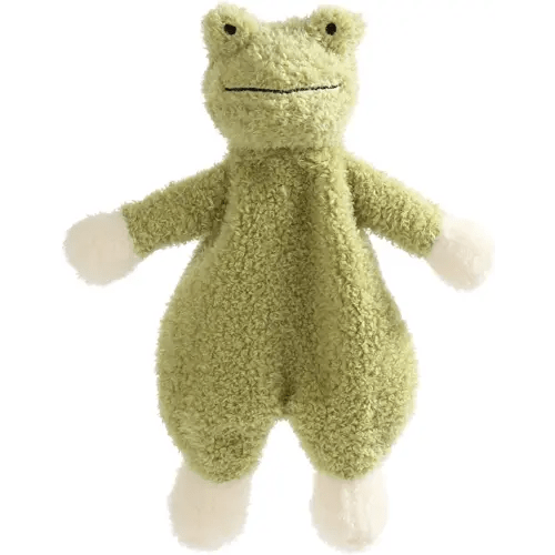 Apricot Lamb Stuffed Animals Security Blanket Green Frog Infant Nursery Character Blanket Luxury Snuggler Plush 10 Inches