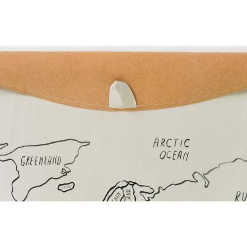 Midi Circle Mat, World Map - Gathre | Maisonette