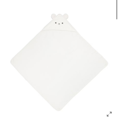 Cotton Hooded Towel - Bear