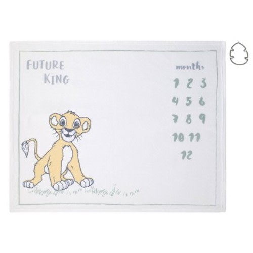 Disney Lion King Simba Super Soft Milestone Baby Blanket