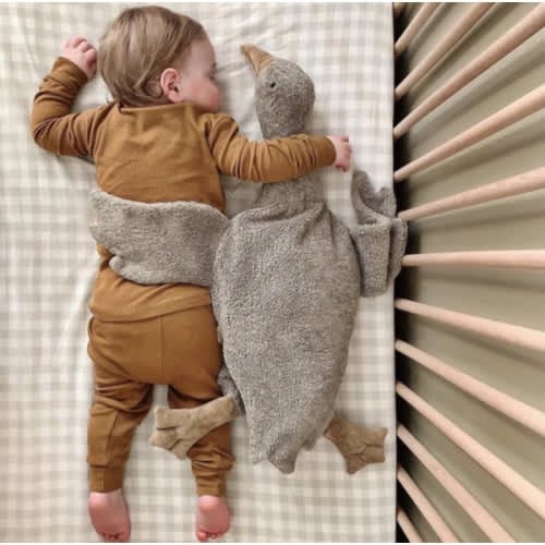 Large Cuddly Goose - Grey (Vegan) – About Baby Shop®