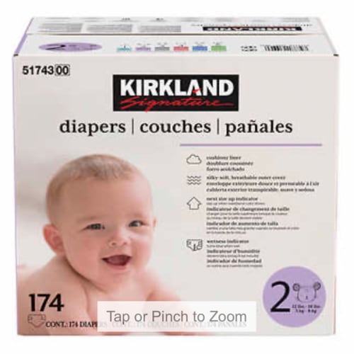 Kirkland Signature Diapers Sizes 2 | Costco
