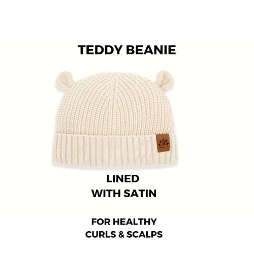 Baby's Satin Lined Teddy-Bear Hats