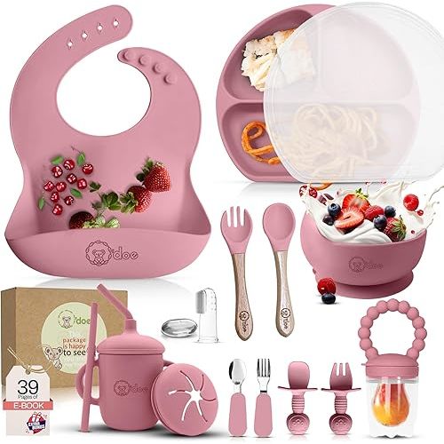 17-Piece Silicone Feeding Set