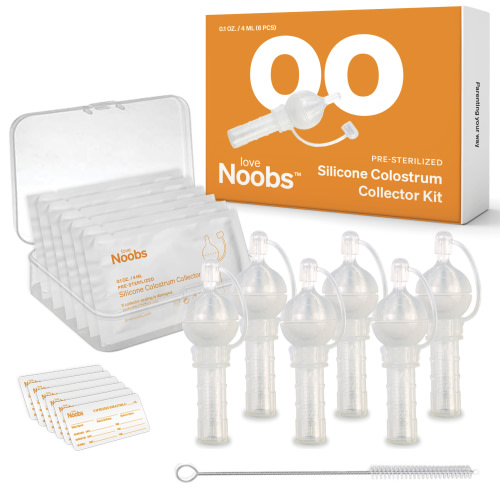 Colostrum Collector Kit by LoveNoobs™, Better Alternative to Colostrum Collectors, 6x4ml
