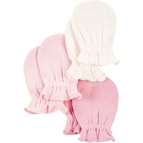 Carter's Baby Girls' 3-Pack Scratch Mittens Set