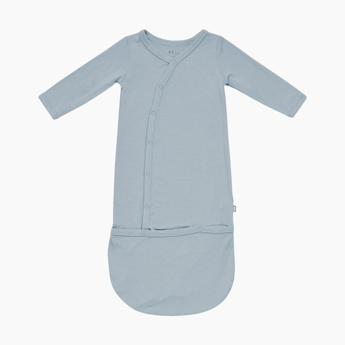 Kyte Baby Bundler Gown - Fog, 0-3 Months