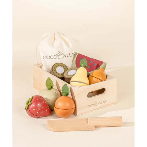 Wooden Fruits Playset