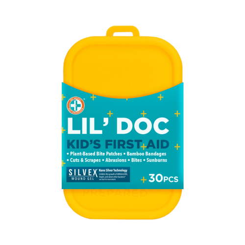 Be Smart Get Prepared Lil' Doc Kid's First Aid Kit, 30 Pieces, Travel Medical Kit