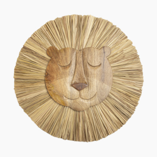 Crane Baby Handcrafted Wood Wall Decor - Lion