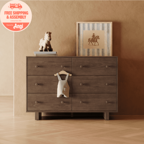 Storkcraft Texas 6 Drawer Dresser, Hazelnut