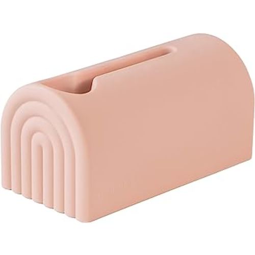 mushie Bath Spout Cover | Soft Silicone Bathtub Faucet Safety Guard for Kids | Universal Fit (Blush)