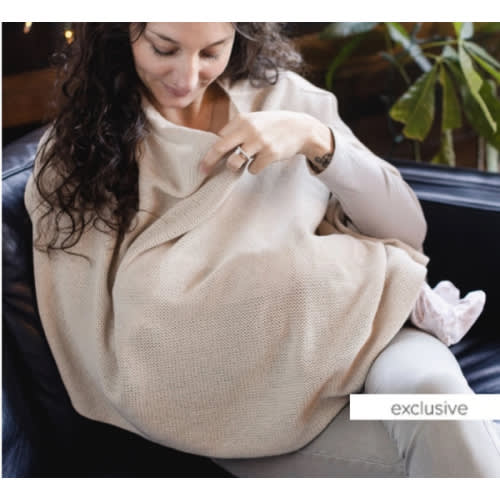 Cozy Canopy™ Natural Nursing Cover for Baby | Burt's Bees Baby®