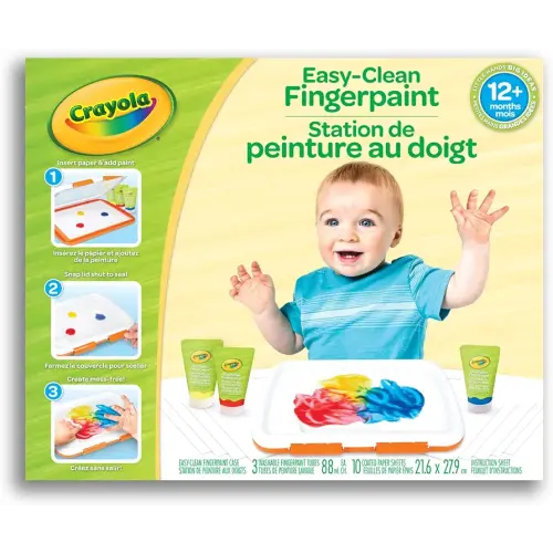 Crayola Easy-Clean Fingerpaint Set Arts & Crafts