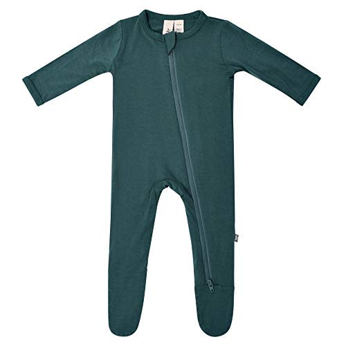 KYTE BABY Soft Bamboo Rayon Footies, Zipper Closure, 0-24 Months