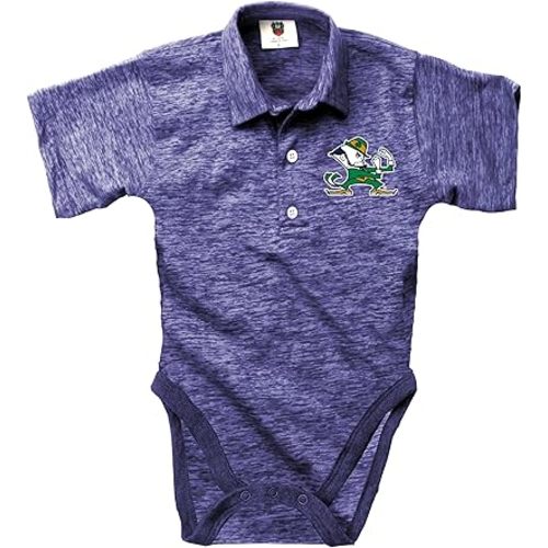Wes and Willy Baby Sports Fan Polo Snap Suit Romper Infant Cloudy Yarn Golf Creeper