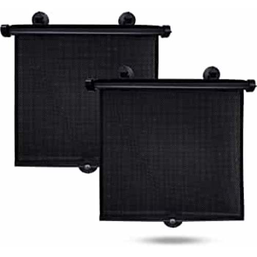 EcoNour Car Window Shades for Windows (2 Pack) | Shade Automotive Interior Sun Protection Large Offers Complete from UV Rays and Glare 18" x 20"