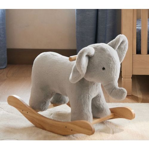Elephant Critter Plush Nursery Rocker