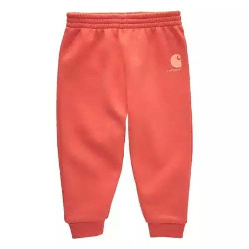 Carhartt DUBARRY Baby Girls' Heavyweight Fleece Logo Joggers, US 9 Months
