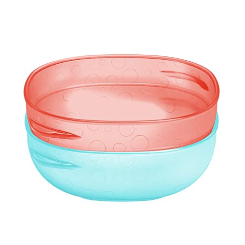 Dr. Brown's Designed to Nourish Scoop-a-Bowl, for Baby & Toddler Solid Food Feeding, BPA Free, 4m+, 2 Pack