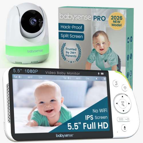 PRO 5.5" HD Split-Screen Monitor - 1 Camera| Babysense