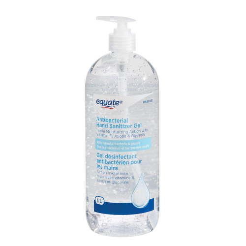 Antibacterial Hand Sanitizer Gel- 1L, Triple moisturizing action.