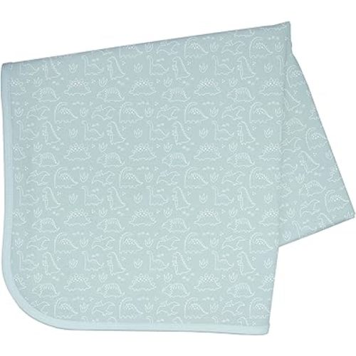BapronBaby Dino Friends Sage Splash Mat - Waterproof Catch-All for Under High Chairs, Floors, Tables, Playtime or Arts & Crafts - Machine Washable - 45" x 45”