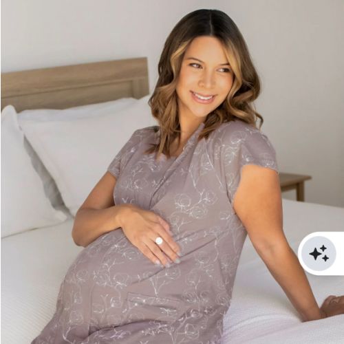 Universal Labor & Delivery Gown | Lilac Bloom - Kindred Bravely
