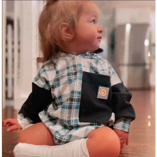 Baby Smile Hoodie Romper