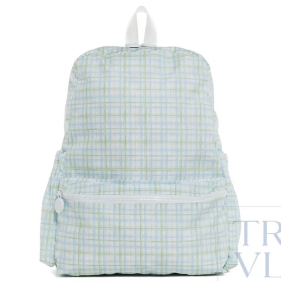 Backpack - Classic Plaid Green