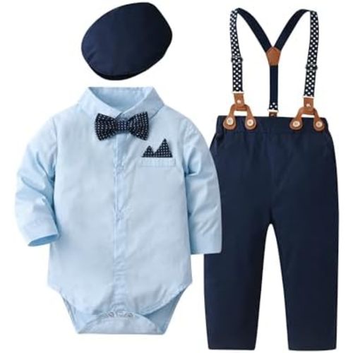 Boarnseorl Baby Boys Pants Sets,Toddler Gentleman Outfits