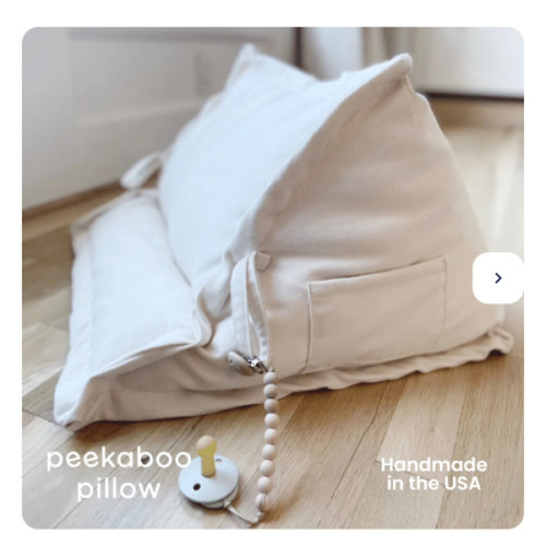 Peekaboo Pillow™ Official Site - Organic Infant Lap Pillow